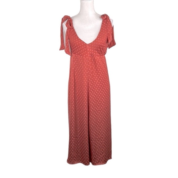 Show Me Your Mumu Arlene Dress Pink Polka Dot Summer Maxi Dress Size Medium New! - Picture 3 of 10